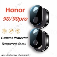 3D Curved Tempered Glass For Honor 90 Pro 90Pro Honor90 5G Camera Screen Protector Back Lens Protect