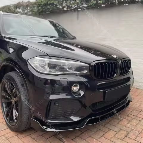 For BMW X5 F15 25d 35i 50i M50d M Sport 2013-2018 Front Bumper Splitter Lip Diffuser Spoiler Protect