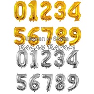 Gold Silver Number Balloon size +- 68cm