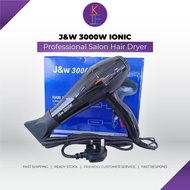 J&amp;W 3000W Ionic Professional Salon Hair Dryer Hair Blower Ionic Hair Dryer Pengering Rambut