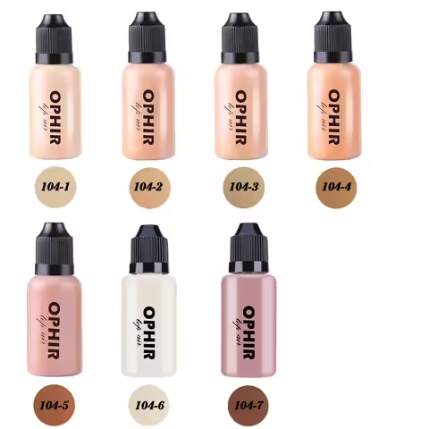 OPHIR Airbrush Makeup Foundation Inks 3 Colors Air Foundation for Face Paint Make-up Salon Cosmetic 