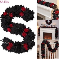 SAIDA Halloween Maple Leaf Rose Vine, Gothic Style Maple Leaves Maple Leaf Garland, Festivals Lifeli