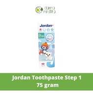 Jordan Tooth Paste Step 1 0-5 Years Strawberry Flavor 75gr 75 gram