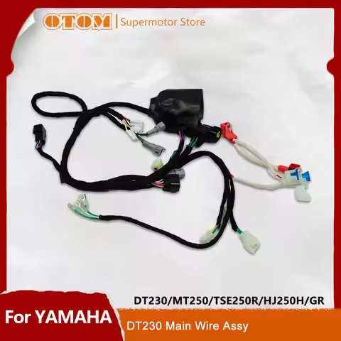 Motorcycle Accessories Main Wire Assy Electrical Wiring Harness Cable For YAMAHA DT230 LONCIN MT250