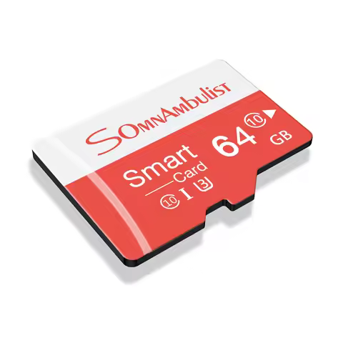 SomnAmbulist 64GB High Speed C10 U3 Memory Card V30 For Drones Cameras Surveillance Devices Micro SD