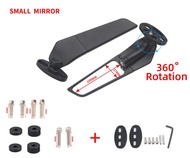 สำหรับ Kawasaki ZX10R ZX9R ZX7R ZX636 ZX12R ZX14R กระจกรถจักรยานยนต์ปรับเปลี่ยนปีกลมปรับกระจกมองหลัง