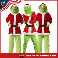 Grinch Costume for Adults – Christmas Cosplay Outfit for Holiday Party & Stage Performance