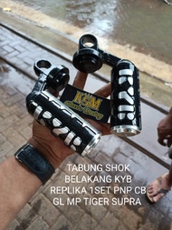 TABUNG SEKOK BELAKANG KYB REPLIKA 1SET [HITAM] PNP CB GL MP TIGER SUPRA/TABUNG REPLIKA KYB PNP SHOK 