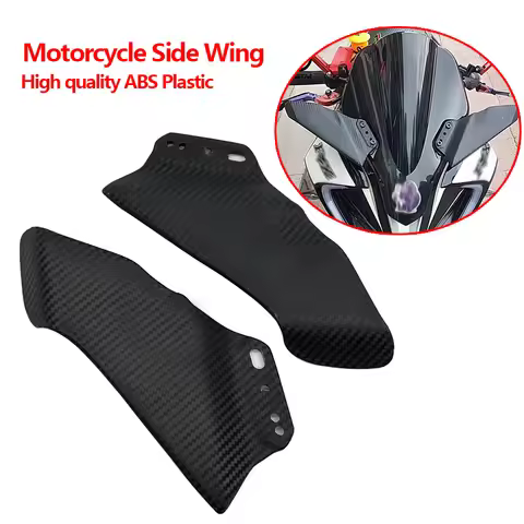 ZX6 R ZX 10R Motorcycle Side Wing Spoiler Fairing Rear View Mirror Fixed Wing Fit for Kawasaki Ninja