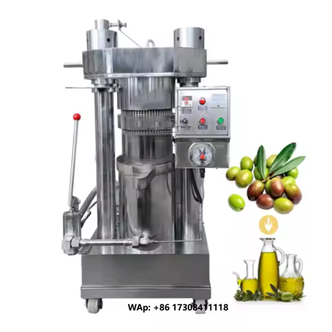 High-Performance Commercial Hydraulic Automatic Oil Press Machine New Condition for Peanut Coconut A