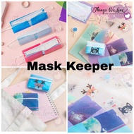 Face Mask Keeper Holder Folder Storage Case Protector Strap Gift