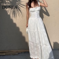 DUNEA Womens Sexy Embroidered Slip Dress