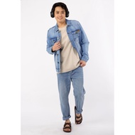 HUMMER Cotton Breathable Men's Jeans Jacket - Dark Blue/Light Blue H0017/H0018