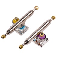 Fingerboard Trucks with Upgraded Urethane Bushings and Pivot Cup,34mm 32mm Width,Normal Kingpin (Sil