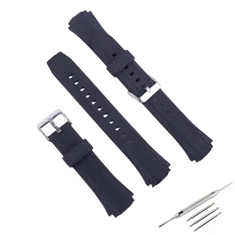 Watch Accessories men's resin watch band compatible for Casio 5119 EF-552 PB-1A2 Women's rubber wris