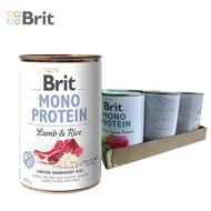 Brit Mono Protein Dog Can Wet Food 1 BOX 400G X6 - (Dog Can Food / Dog Pate / Brit ) Mono Protein F