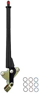 American Shifter 447628 Shifter Kit (AOD 8" E Brake BLK Dual Shift 16" Handle Billet Knob For E1856)