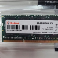 RAM laptop kingbank 8GB DDR4-2666/2400/2133 DDR3-1600