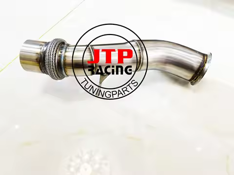 3.5''-3.0'' Catless Downpipe For N55 F10 F07 F11 535I 535XI F12 F13 640I E70 E71 X5 X6 10-17