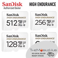 Sandisk High Endurance 128GB 256GB 512GB Dash Cam Car Camera Video Monitoring CCTV 4K Class 10 Micro