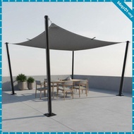 [BbqzefMY] Waterproof Shade Sail Oxford Cloth Square Shade Sail Outdoor Use Water Gray