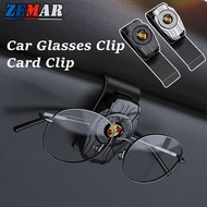Porsche Universal Car Glasses Clip Car Sunglasses Holder Cards Clip Multifunctional Ticket Clip for 