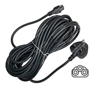 10 Meter AC 3 Pin Molded 13A Plug Power Cord Laptop Notebook Connector Power Cable Wayar IEC-60320-C