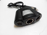 TOPPOP 車用電源供應器 2+2車充USB插座 點煙器車充 雙孔USB車用充電器 12V 10A~