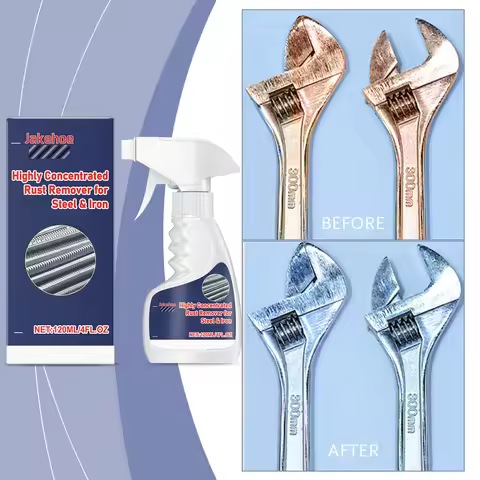 NEW Rust Remover For Stainless Steel Rust Remover Dissolver Fast Rust Removal 500ml Powerful Metal R