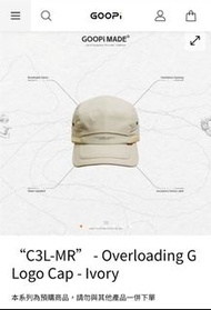 出售“C3L-MR” - Overloading G Logo Cap - Ivory Goopimade Goopi