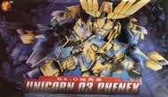 SD (394) RX-0 Unicorn Gundam 03 Phenex [QY]