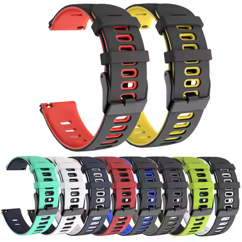 For Garmin Forerunner 245 645 158 55 Smart Watch Band 20mm Silicone Wristband for Garmin Vivoactive 
