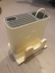 多功能刀具餐具砧板瀝水收納架