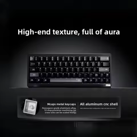 NDNH SF60 Wired Magnetic Switch CNC Keyboard RGB 0.008ms Ultra-low Latency 8K Return APEX CF FPS E-s