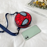 Spiderman Children Messenger Bag Boy Cartoon Baby Small Bag Mini Casual Girl Coin Purse 67n21