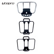 Litepro Bicycle Handleless Small Middle Large Size Holder Basket Bag School Bag Pig Nose Front Shelf