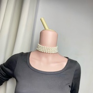 FANMY | Vailea pearl necklace | Pearl necklace style | Unisex Pearl Necklace | Plain pearl necklace 