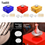 [dksqer] Mini Pottery Wheel Turntable Tabletop Pottery Machine Tabletop Electric Pottery