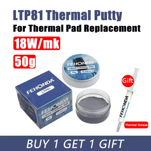 FEHONDA LTP81 Thermal Putty 18W/mK High Performance Liquid Thermal Pad Thermal Putty 12g 50g 100g He