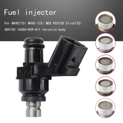 Motorcycle 4/6Holes Fuel injector Nozzle For WAVE110i WAVE-125i MSX PCX150 Click125i ADV150 16450-K5