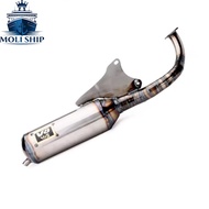 For Yamaha JOG90 JOG50 JOG 3KJ 3YK 3YJ ZR 2T EX Poche Scooter V8 Modified Racing Full Exhaust System