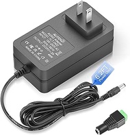ALITOVE 24 Volt Power Supply 2A 48W 24V Transformer Power Cord AC DC Adapter 100-240V 50-60Hz to 24V