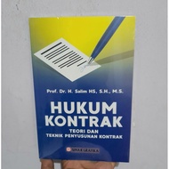 Contract law: contract theory and techniques - Salim HS Original HVS Book