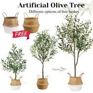 [SG SELLER] Artificial Plant Artificial Fiddle Fig Leaf Fake Fig Tree Potted Plants Artificial Tree 