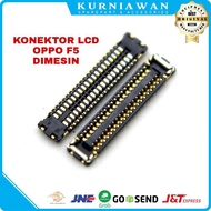 Lcd Connector Lcd Socket Lcd Connector Fpc Oppo F5 40 Pin