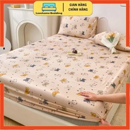 COTTON BUTT| SET OF 3 SUMMER PILLOW SHEETS INCLUDING 2 PILLOW COVERS 1 BED SHEET/COTTON DRAP SOFT AN