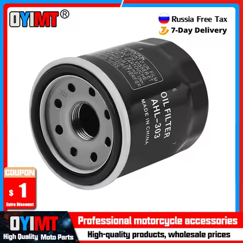 Motorcycle Oil Filter For KAWASAKI VN1700 JT1500 EX300 ER6F ZX1000 ZG1400 Z800 Z1000 KLE650 ZX1000 Z