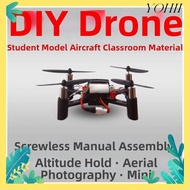 YOHII Drone Quadcopter Assembly Toy, Mini Aircraft Accessories DM002 Drone Aerial Model, High Qualit