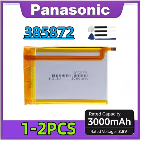 1-2pcs 385872 Battery For iPod 5th Gen Video 30gb iPod 6th Gen Classic 80gb 120gb 7th Gen 160gb Batt