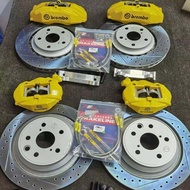 Ls430 Gs Is250 Is300 Is200t Big Four Piston Brake Calipers 4pot Lexus Crown Toyota Corolla Altis Rac